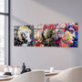 Wallity UV-857 Cuadro Decorativo de Vidrio Templado Multicolor 50 x 50 cm